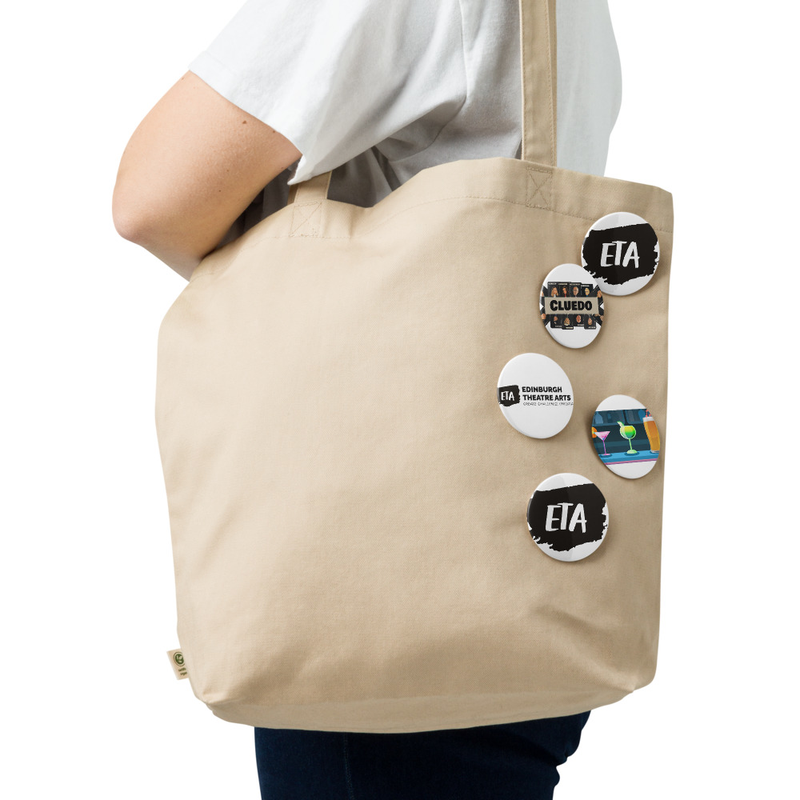 Set of ETA pin buttons mockup