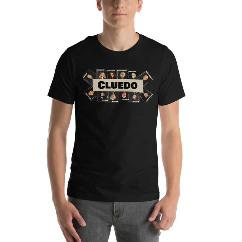 Unisex Cluedo 2026 t-shirt mockup