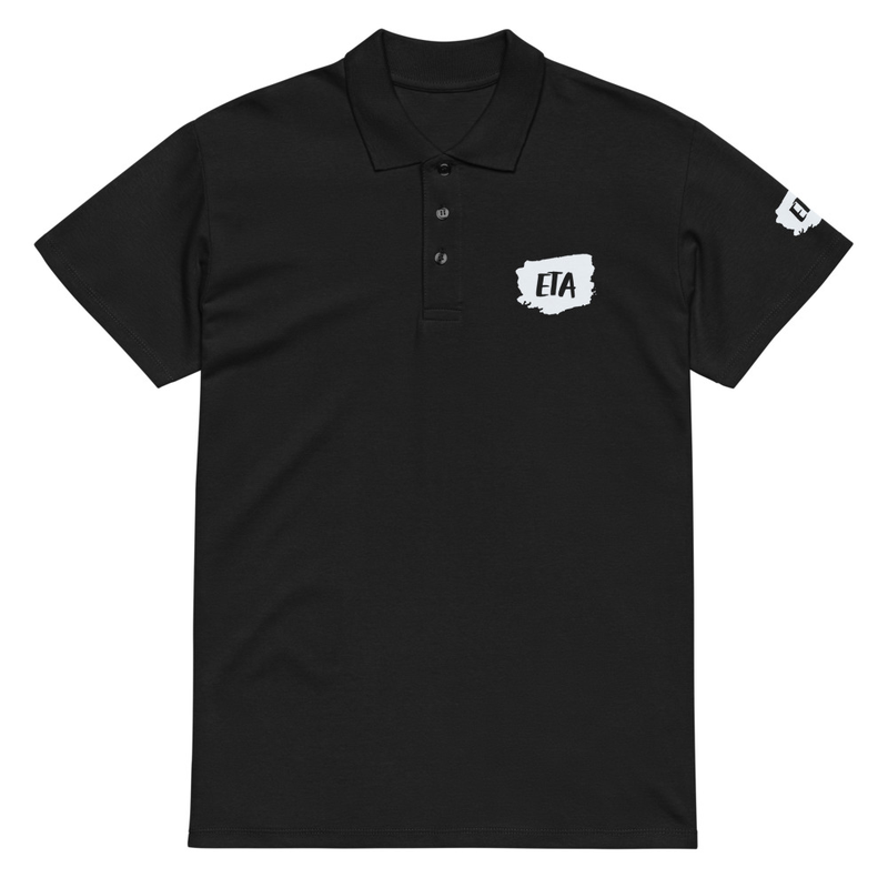 Premium pique polo shirt mockup