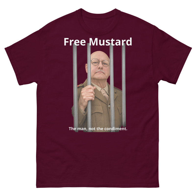 Free Mustard Tee mockup
