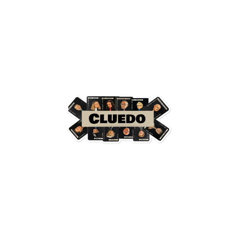 Cluedo Fringe 2026 Bubble-free stickers mockup